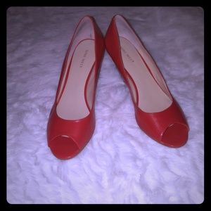 Nine West Powersurge Peep Toe Wedge Pump